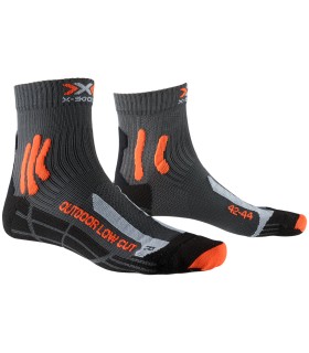 X-Socks Trek Outdoor Low-Cut wandelsokken zwart-oranje