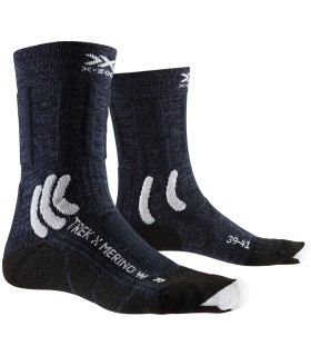 X-Socks Trek Women Merino Crew wandelsokken blauw