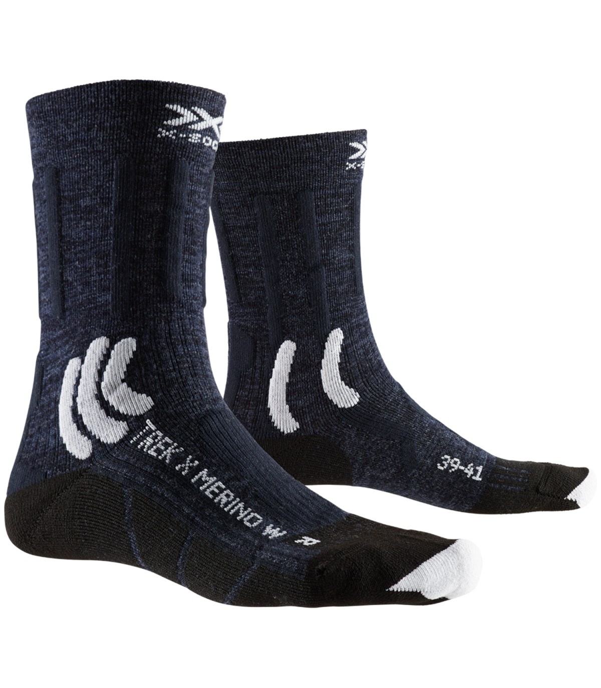 X-Socks Trek Women Merino Crew wandelsokken blauw