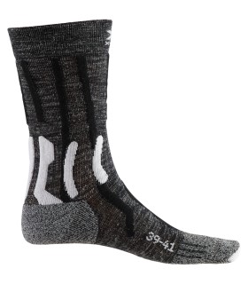 X-Socks Trek Merino Women Crew wandelsokken Grijs/Zwart