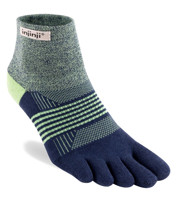 Injinji Women's Trail Midweight Mini-Crew Baluw/Groen