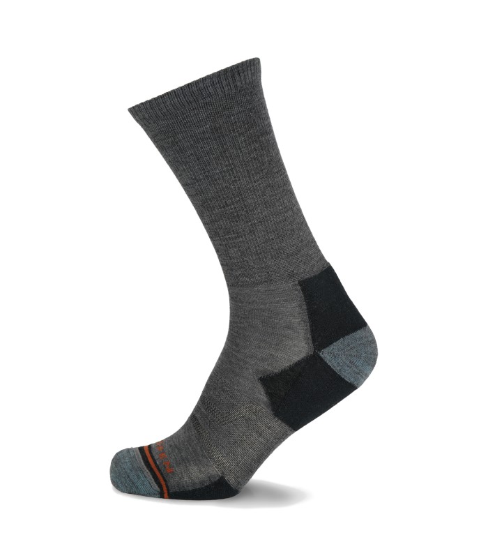 LORPEN Merino Hike Light Crew Heren wandelsokken grijs