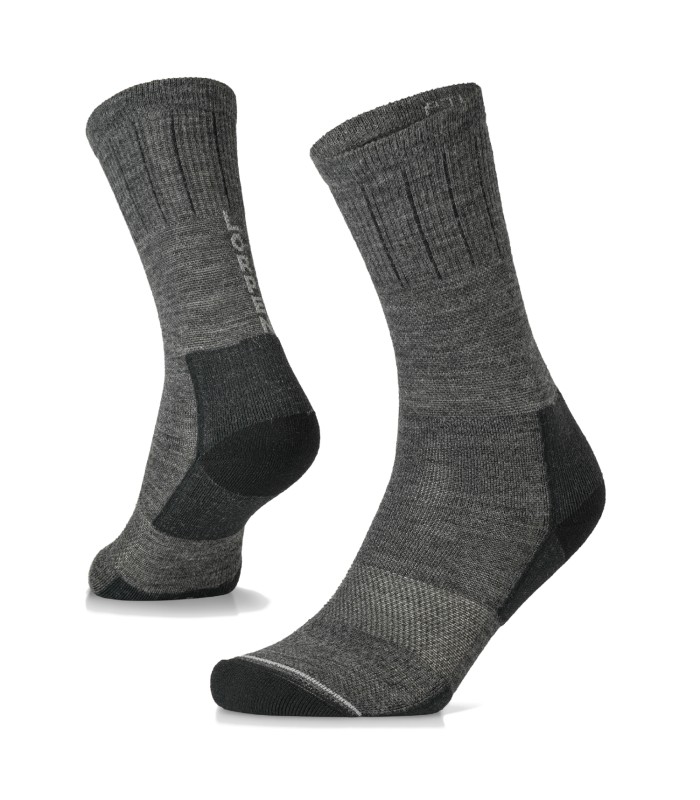 Lorpen Pro Trek Merino Light Mid Crew wandelsokken zwart