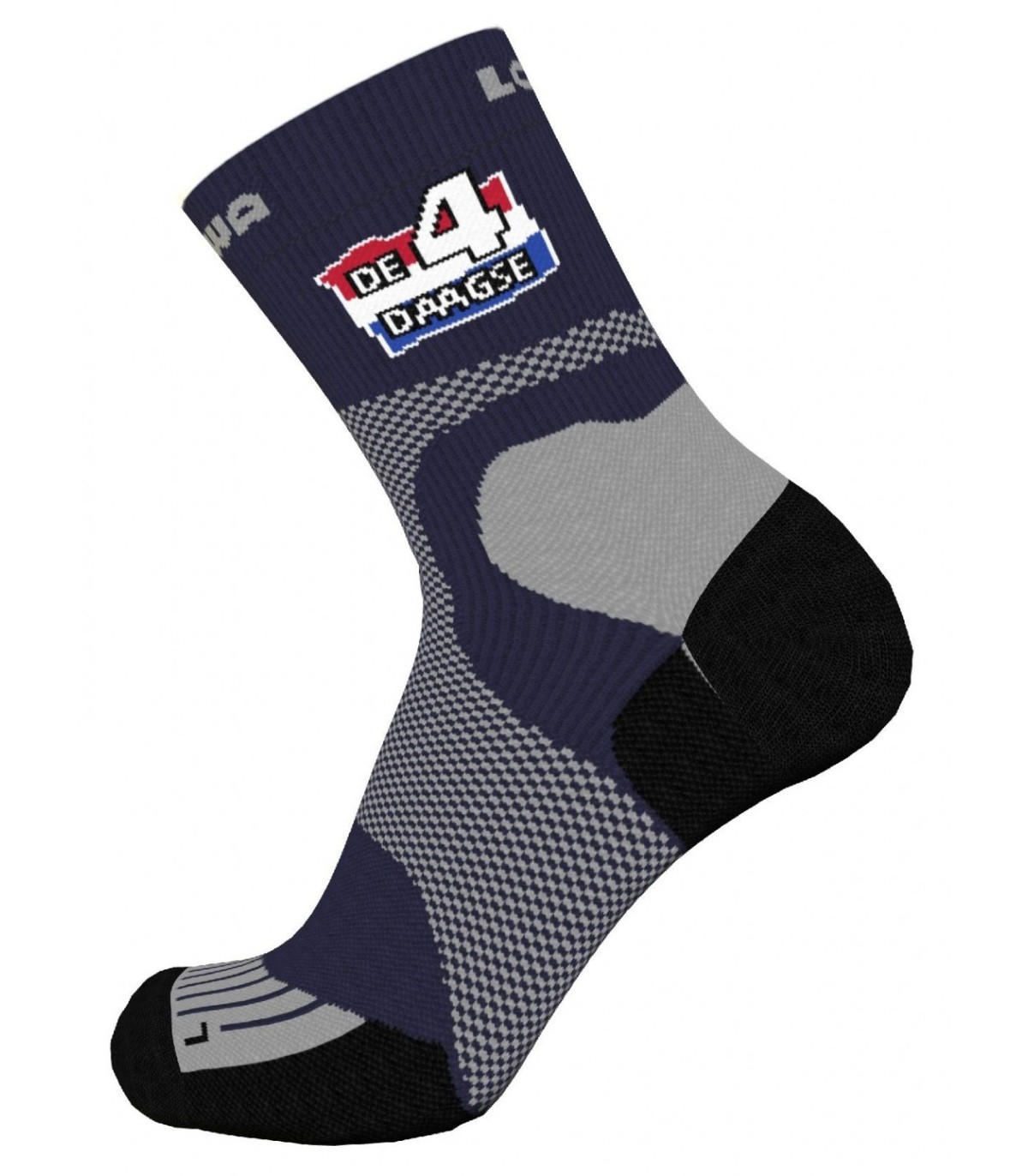 Lowa Vierdaagse wandelsokken navy blauw