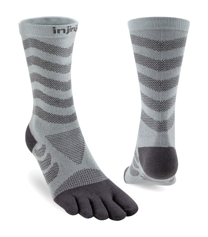 Injinji Women's Ultra Run Crew Grijs