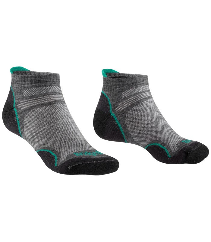 Bridgedale Hike Ultra Light T2 Merino Enkelsok Grijs