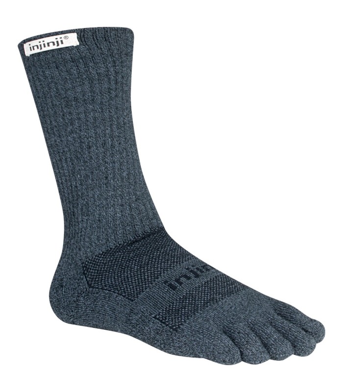 Injinji Trail Midweight Crew Grijs