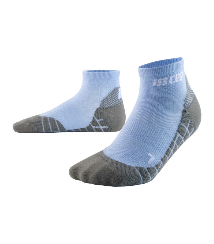 CEP Hiking Light Merino Low-Cut Compressie Lichtblauw