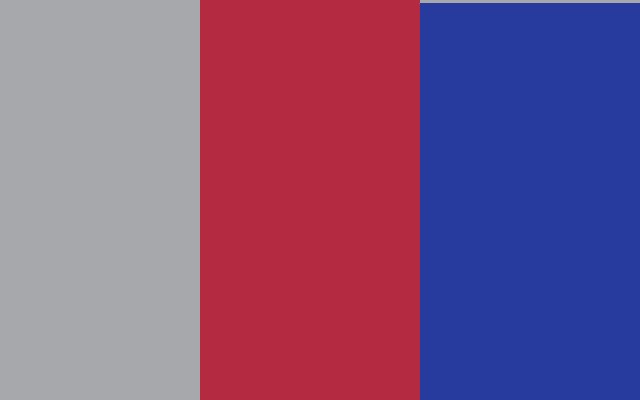 Grijs/Rood/Blauw
