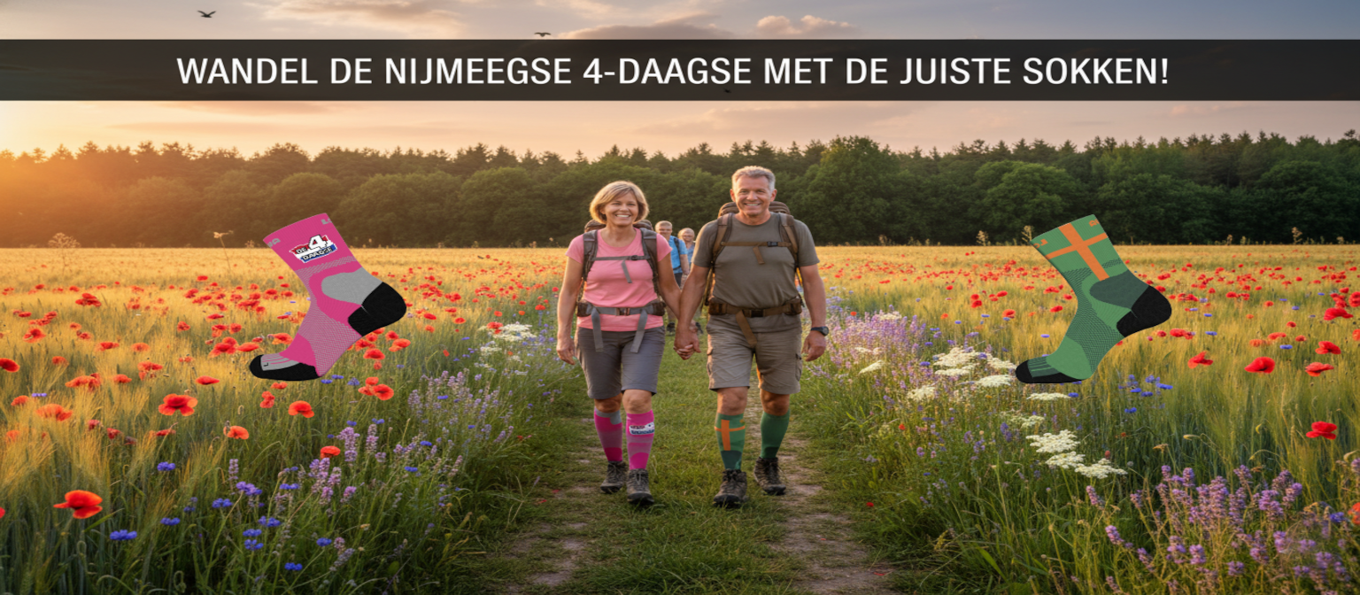 Anti-blaar wandelsokken